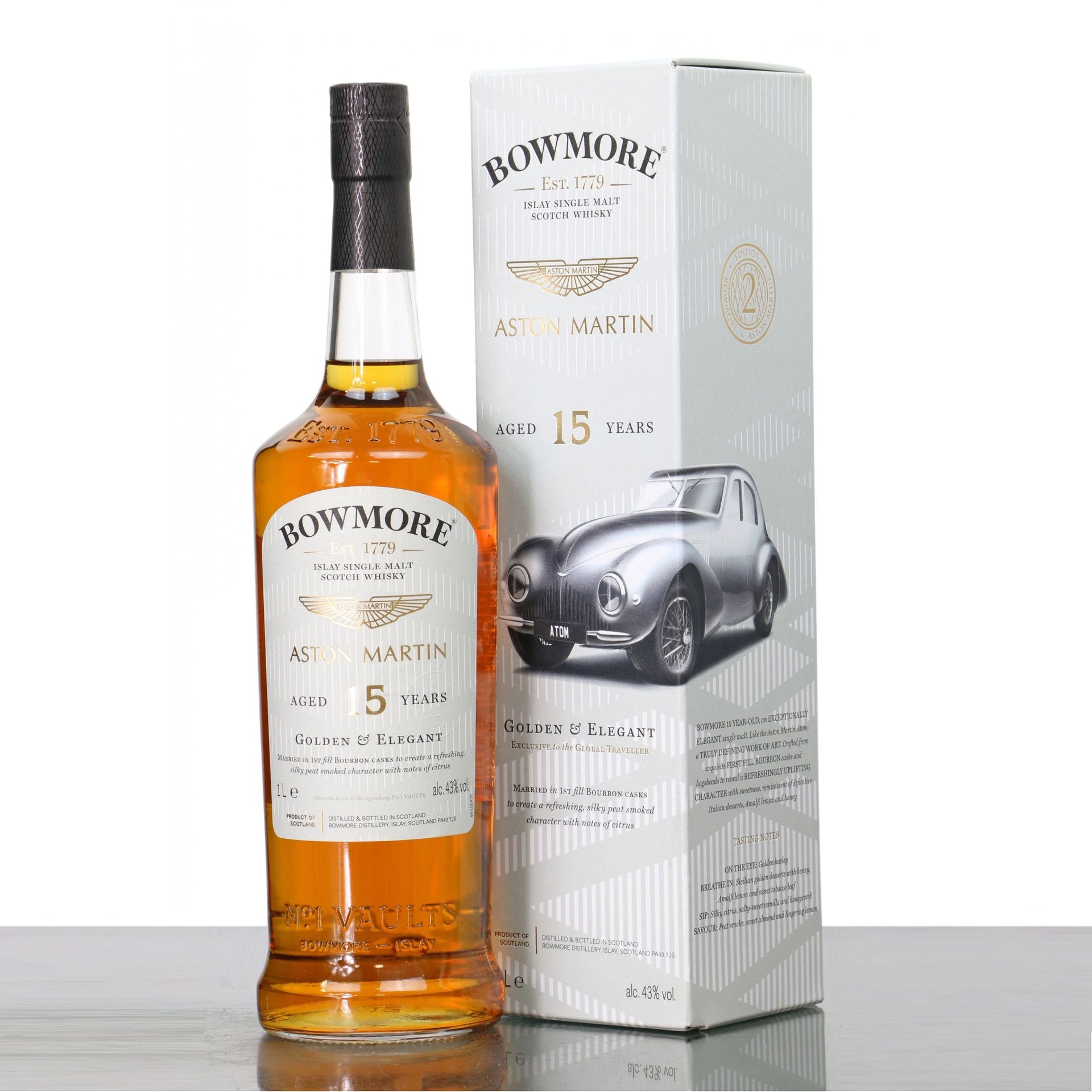 BOWMORE 15年　ASTON MARTIN Review: Bowmore x Aston Martin 15 Years Old - Drinkhacker