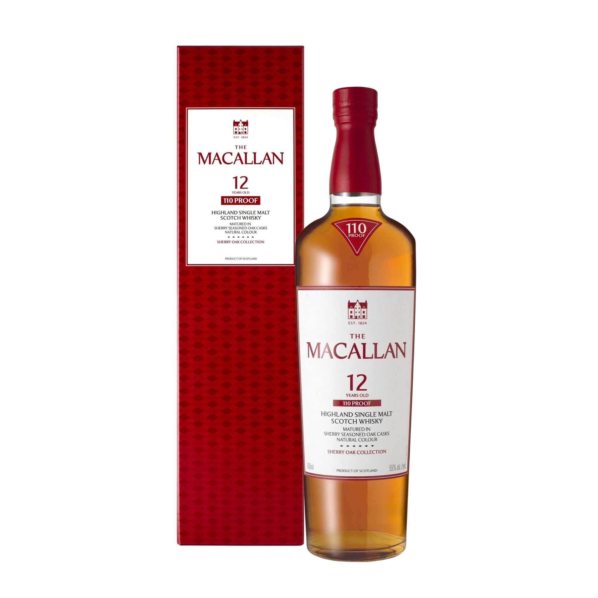Macallan 12 Year Old 110 Proof European Exclusive Speyside Single