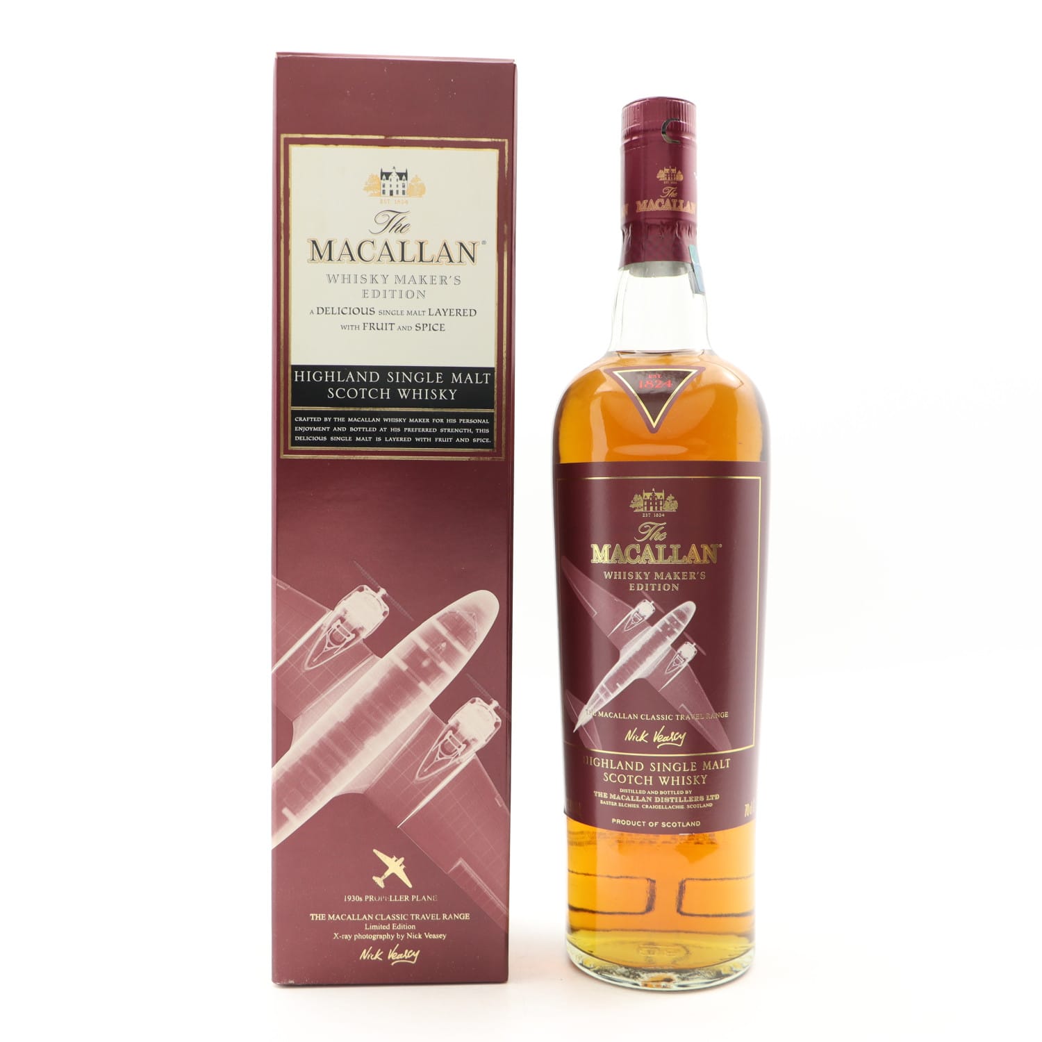 Macallan Whisky Maker's Edition 1930s Propeller Plane Nick Veasey