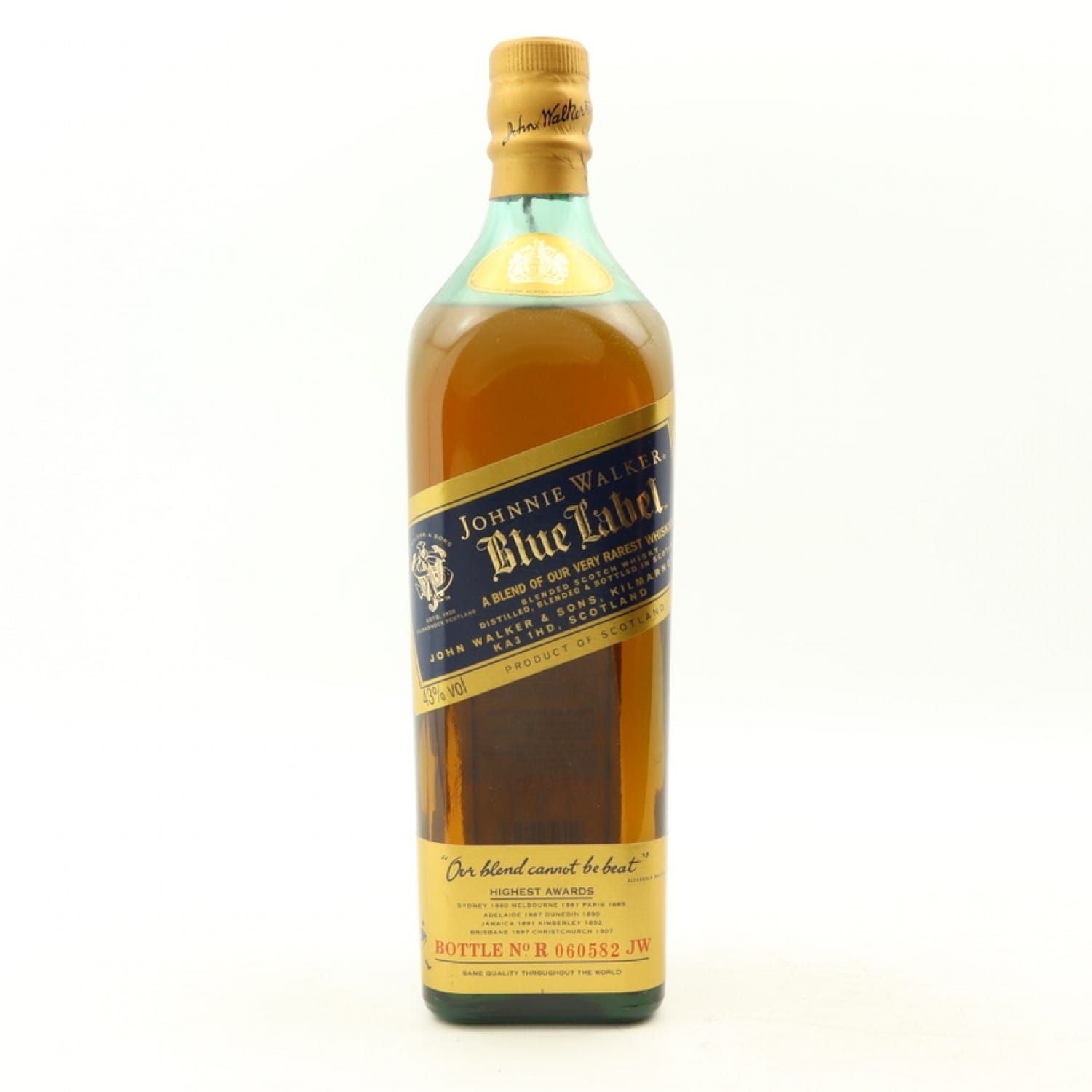 【レア希少】Johnnie Walker Blue Label 43% Johnnie Walker - Blue Label - Elusive Umami - Whisky 70cl 43