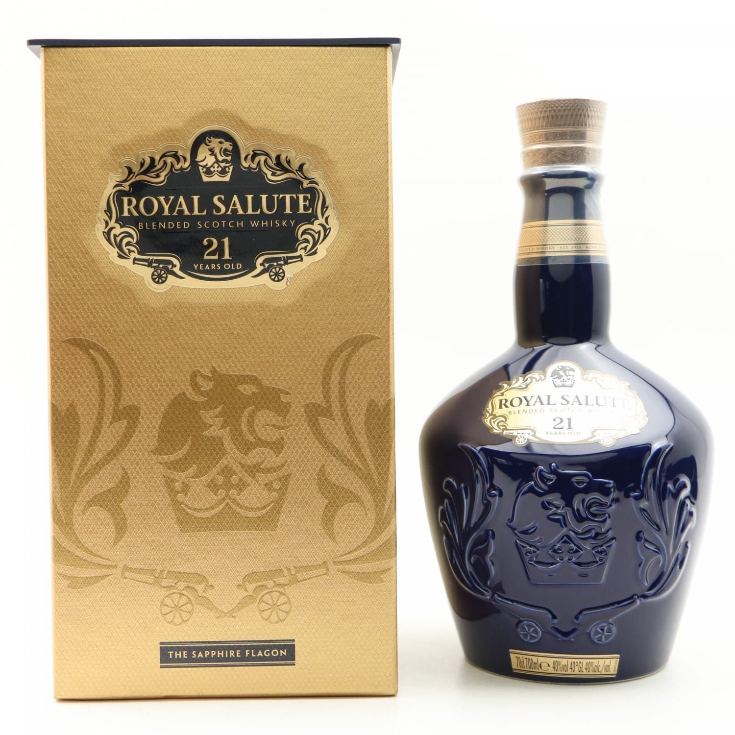 Chivas Royal Salute 21 Year Old Sapphire Flagon (2014) 70cl