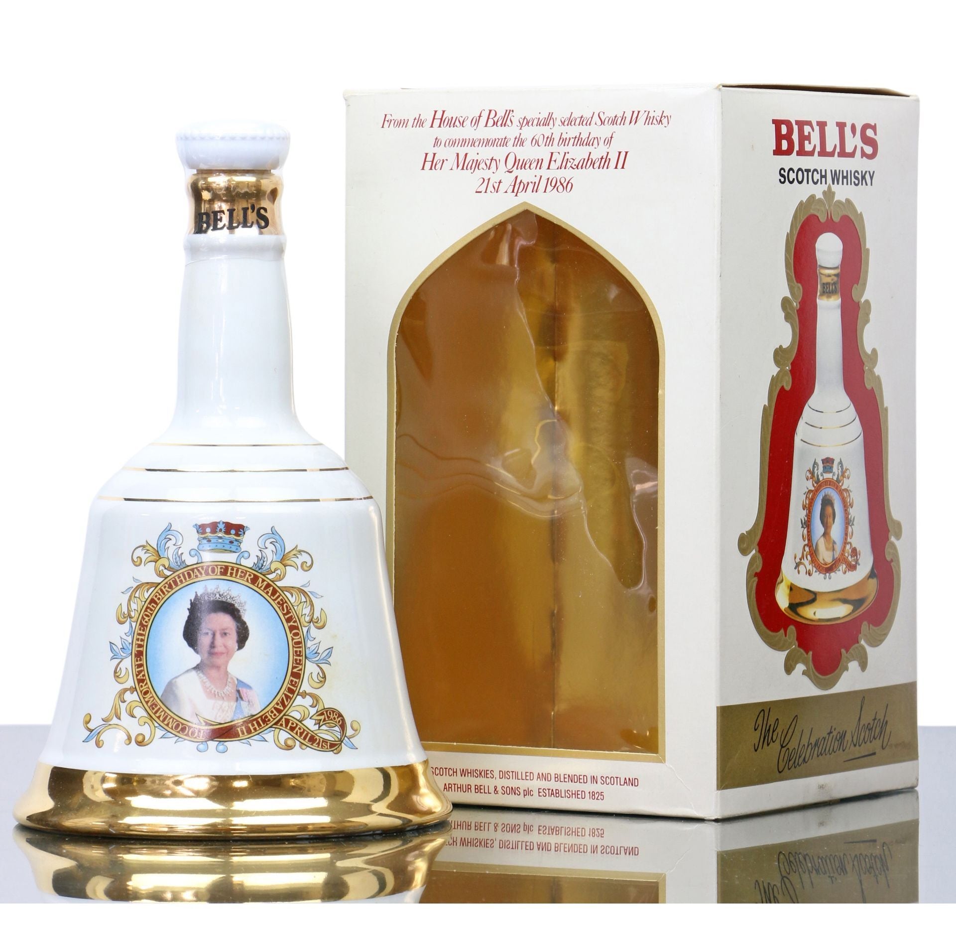 Bell's Queen Elizabeth's 60th Birthday Decanter (1986) 5cl Sample