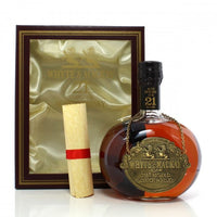 Whyte and Mackay 21 Year Old Blended Scotch 1980s Bottling with scroll 70cl