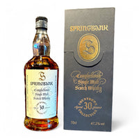 Springbank 30 Year Old Countdown Collection Campbeltown Single Malt Scotch Whisky (2025) 70cl